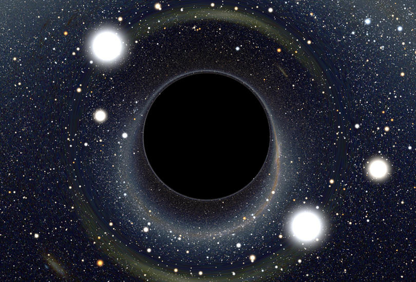 Огромная черная дыра