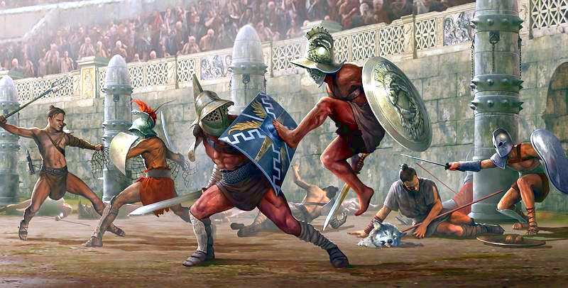Гладиаторы древнего Рима